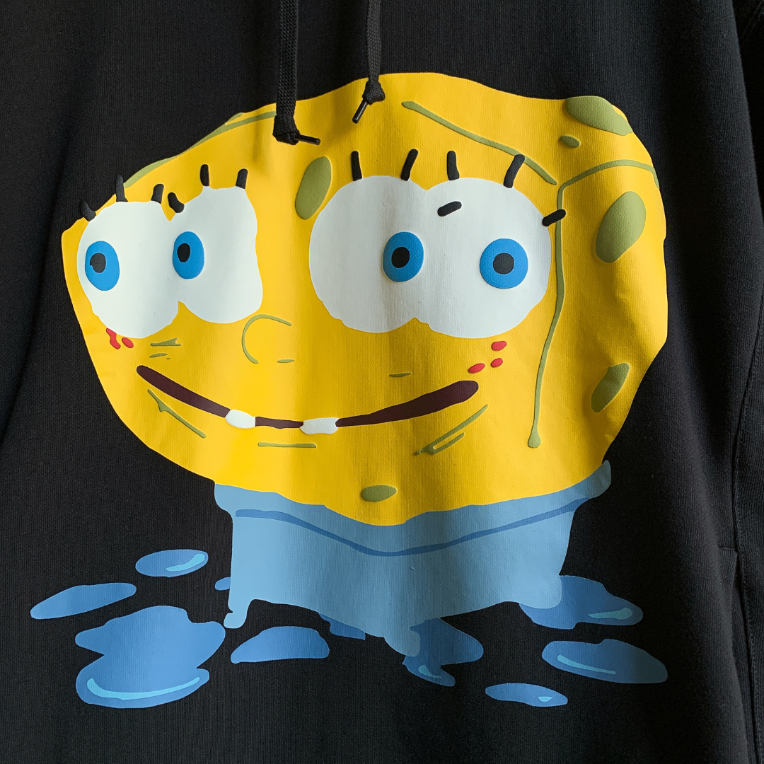 SpongeBob SquarePants Cactus Plant Flea Market Sweat Hoodie Black